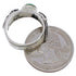 Sterling Silver Turquoise Flower Ring Size 6-3/4 TX27941